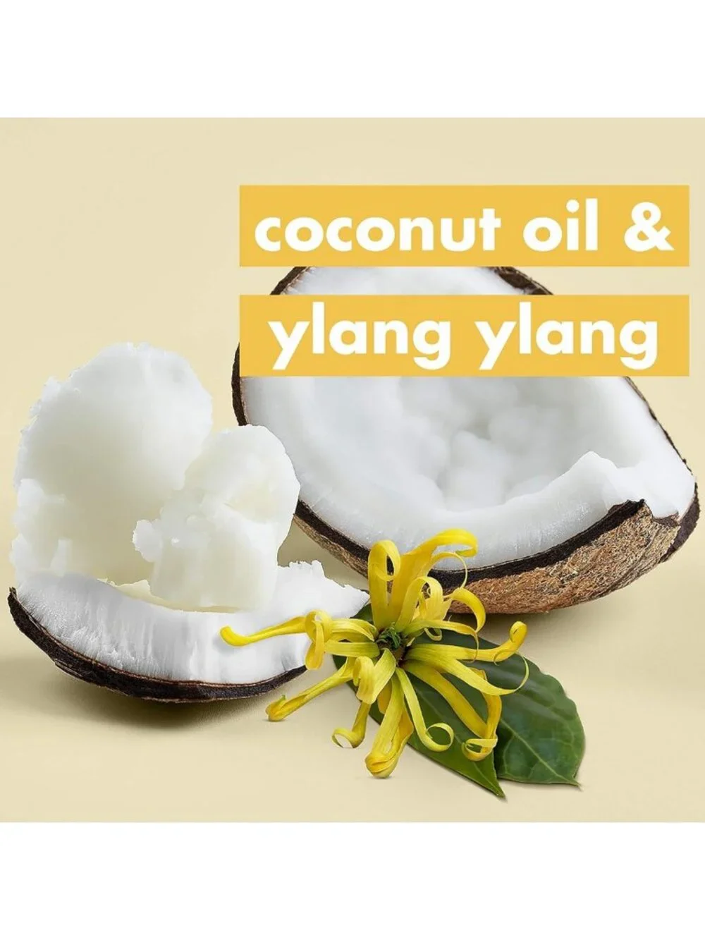 Coconut Oil & Ylang Repair Shampoo & Conditioner Set for Dry, Damaged Hair